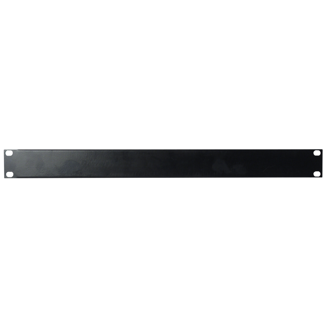 19 inch Blind Panel Black 1U