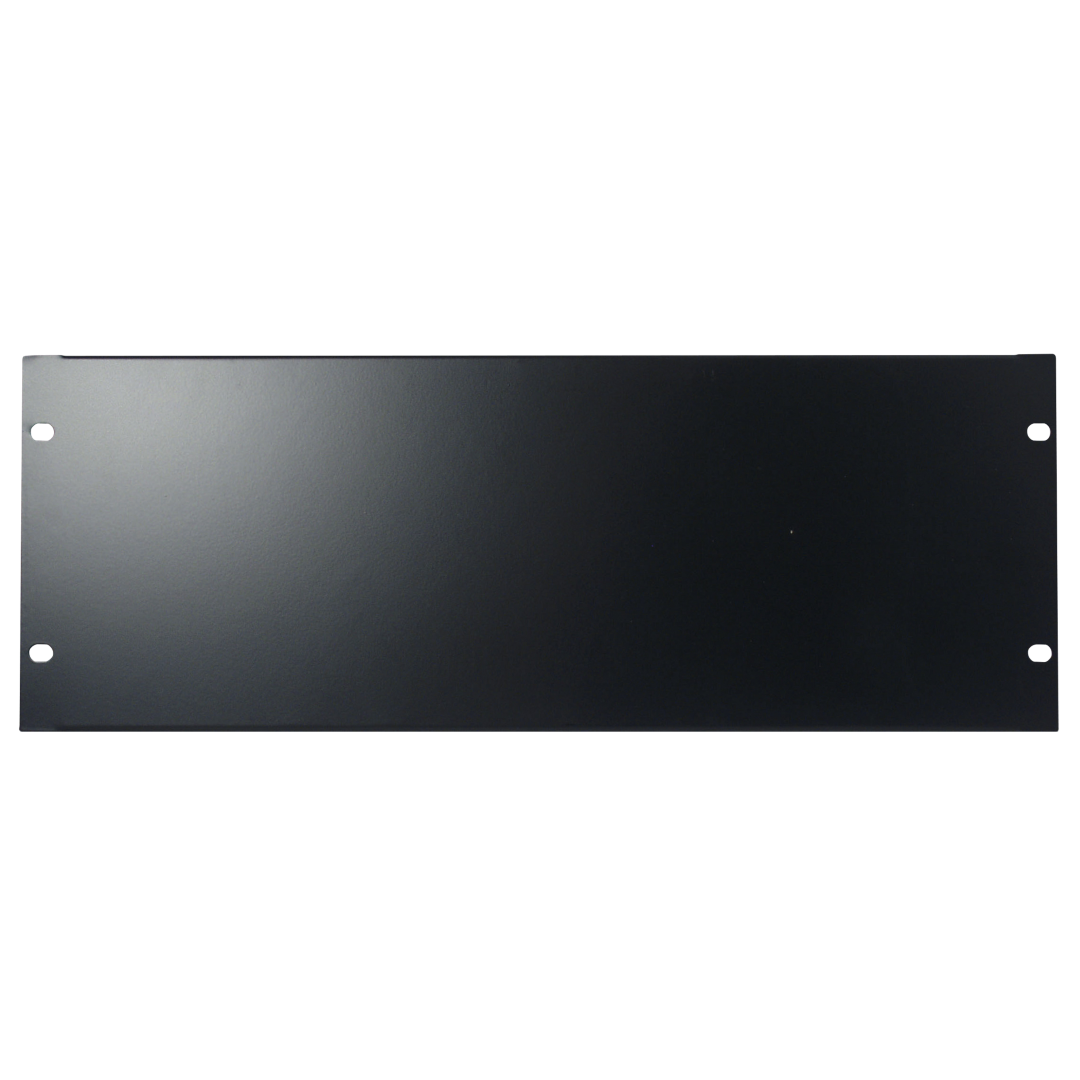19 inch Blind Panel Black 4U