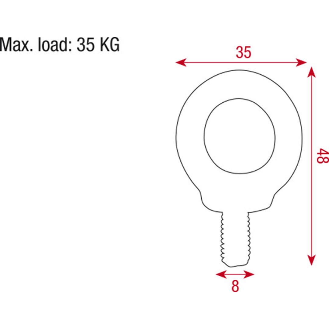 Speaker Hanging Eye Ring - M8