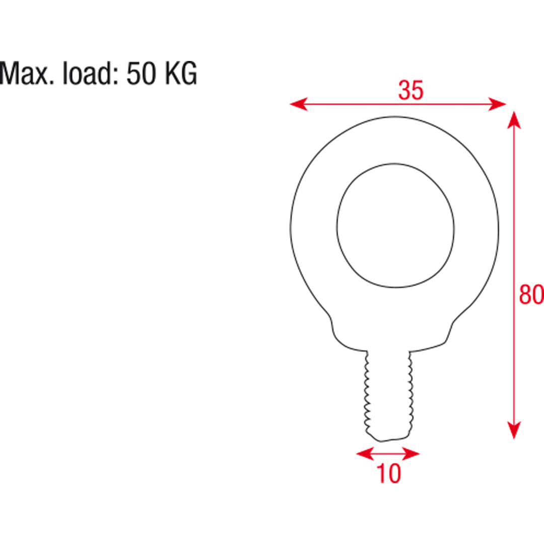 Speaker Hanging Eye Ring - M10