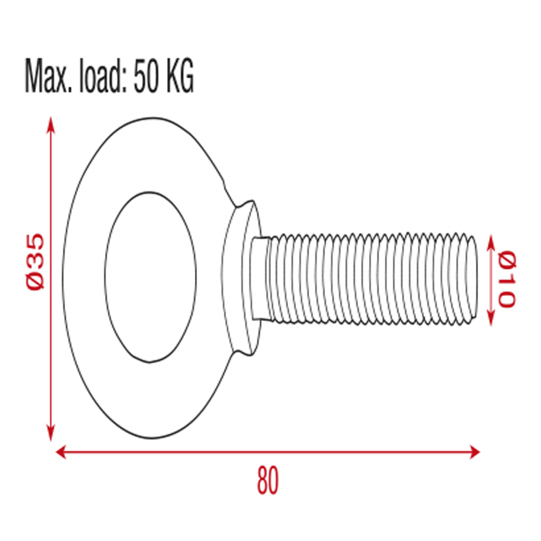 Speaker Hanging Eye Ring - M10