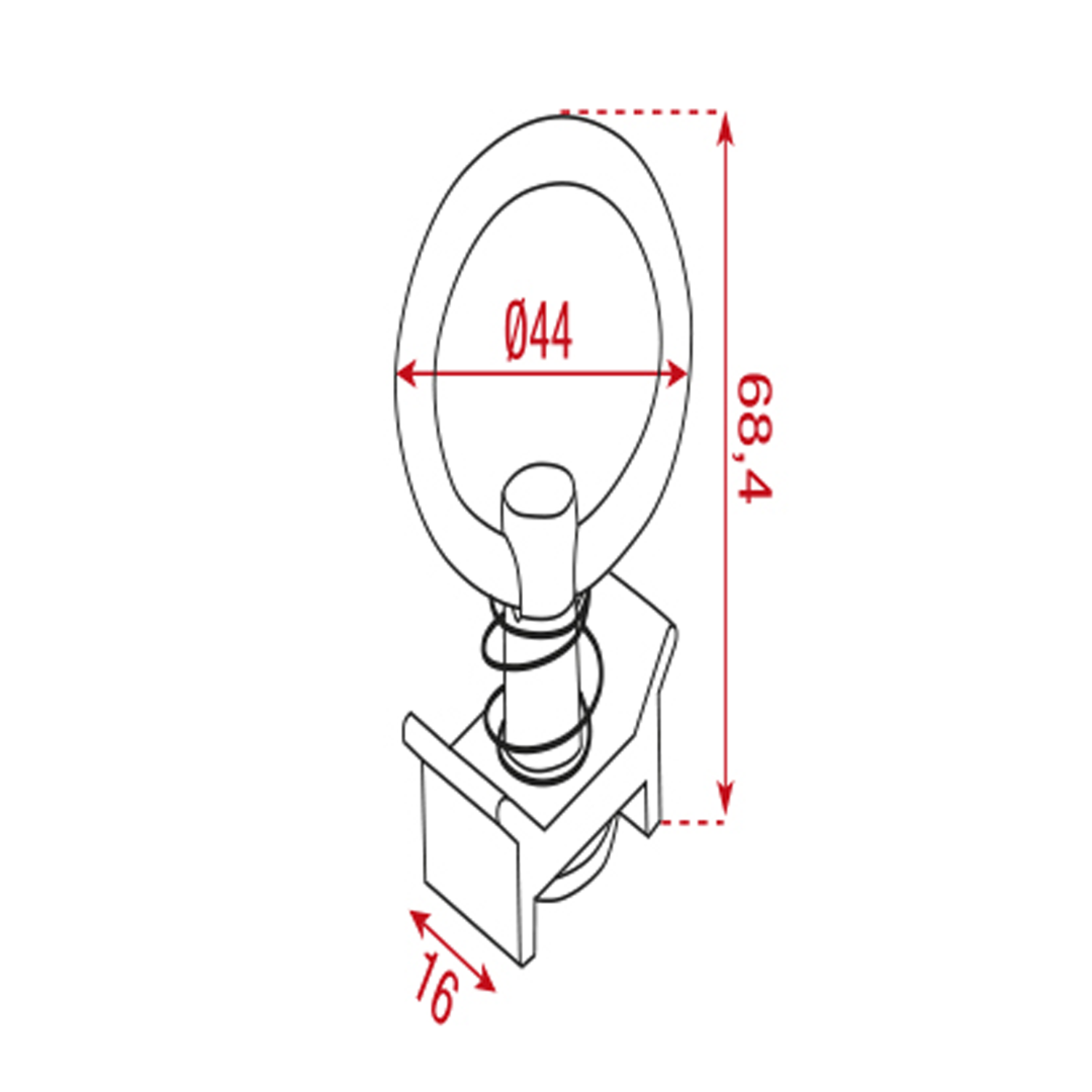 Single Point Flying Stud