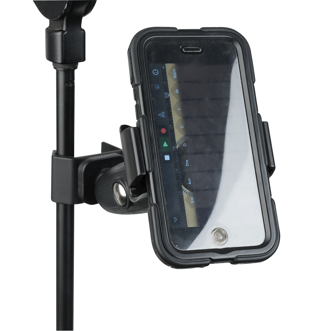 Phone Holder for Microphone Stand Geschikt voor telefoons tot 87 mm breed