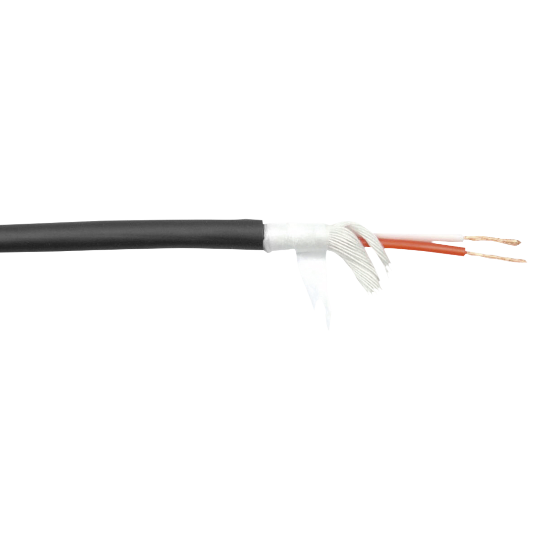 SPK-275 Podiumluidsprekerkabel 2 x 0,75 mm - 100 m op een spoel - zwarte mantel
