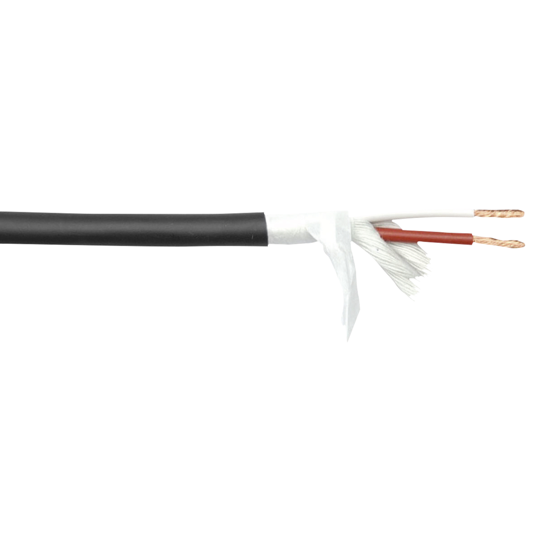 SPK-215 Podiumluidsprekerkabel 2 x 1,5 mm - 100 m op een spoel - zwarte mantel