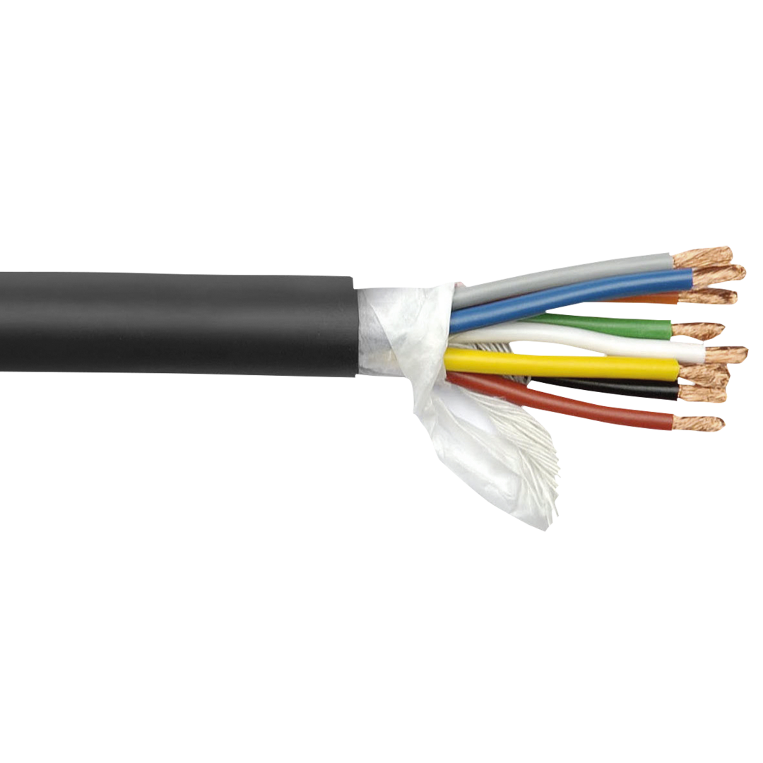 SPK-825 Podiumluidsprekerkabel 8 x 2,5 mm - zwarte mantel