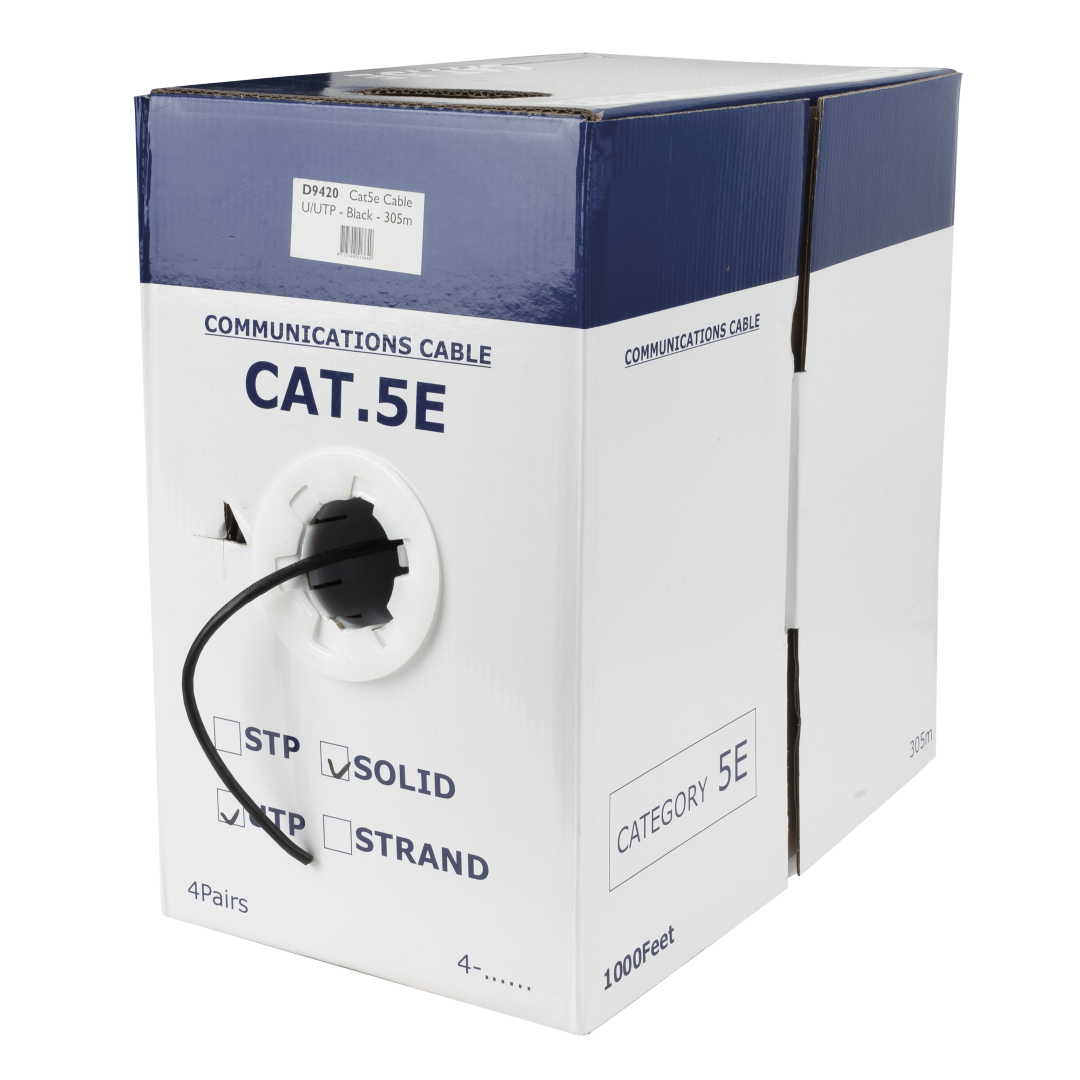 CAT5e U/UTP LAN Cable Spoel 305 m