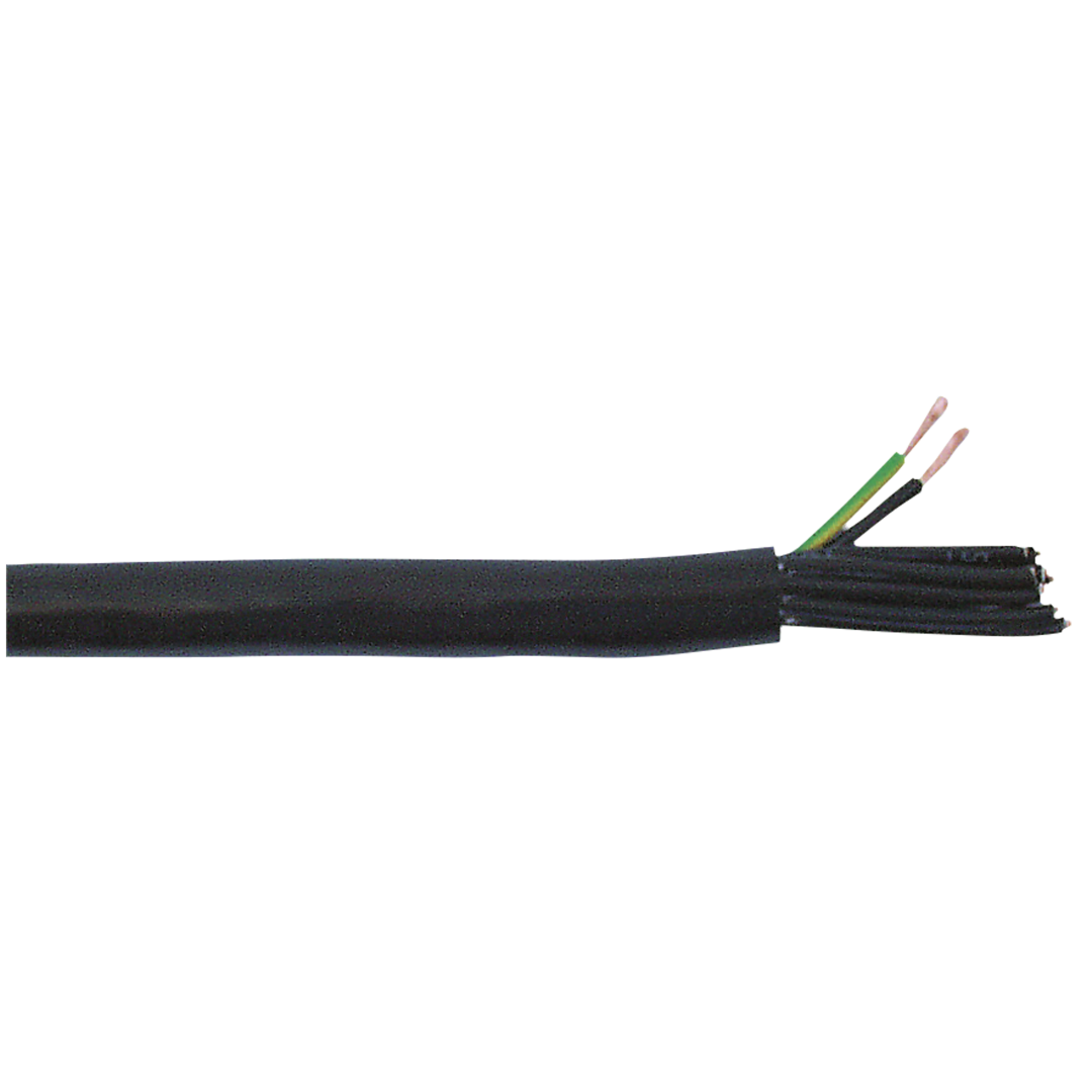240 V Power Multicable, Black 14 x 1,5 mm2 - zwart (P1415)