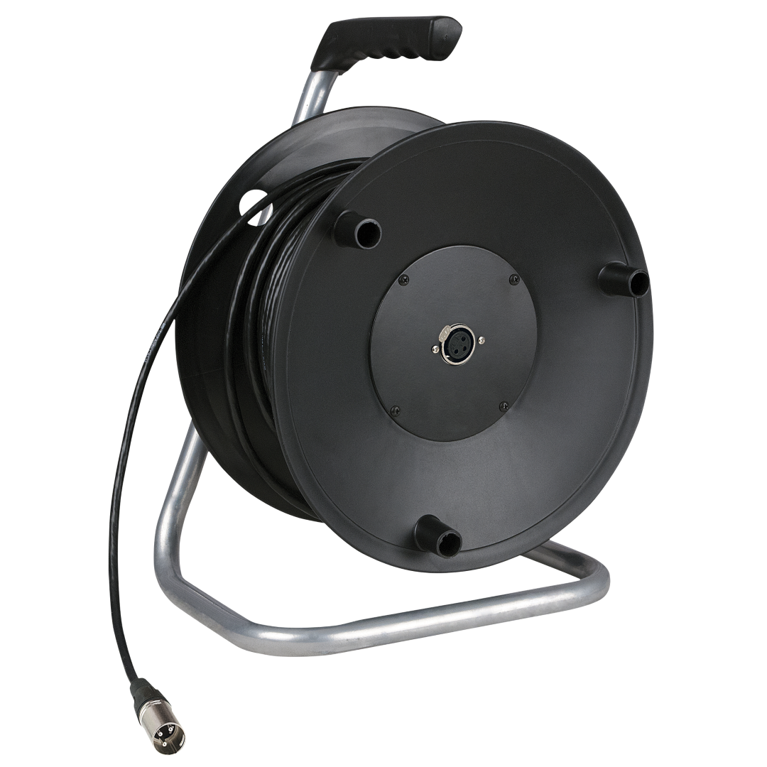 Cable Drum with 50 m Microphone Cable 50 m