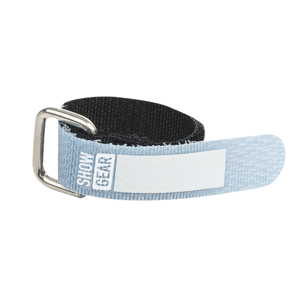Hook and Loop Fastener 120 x 10 mm - Blauw - Set van 10
