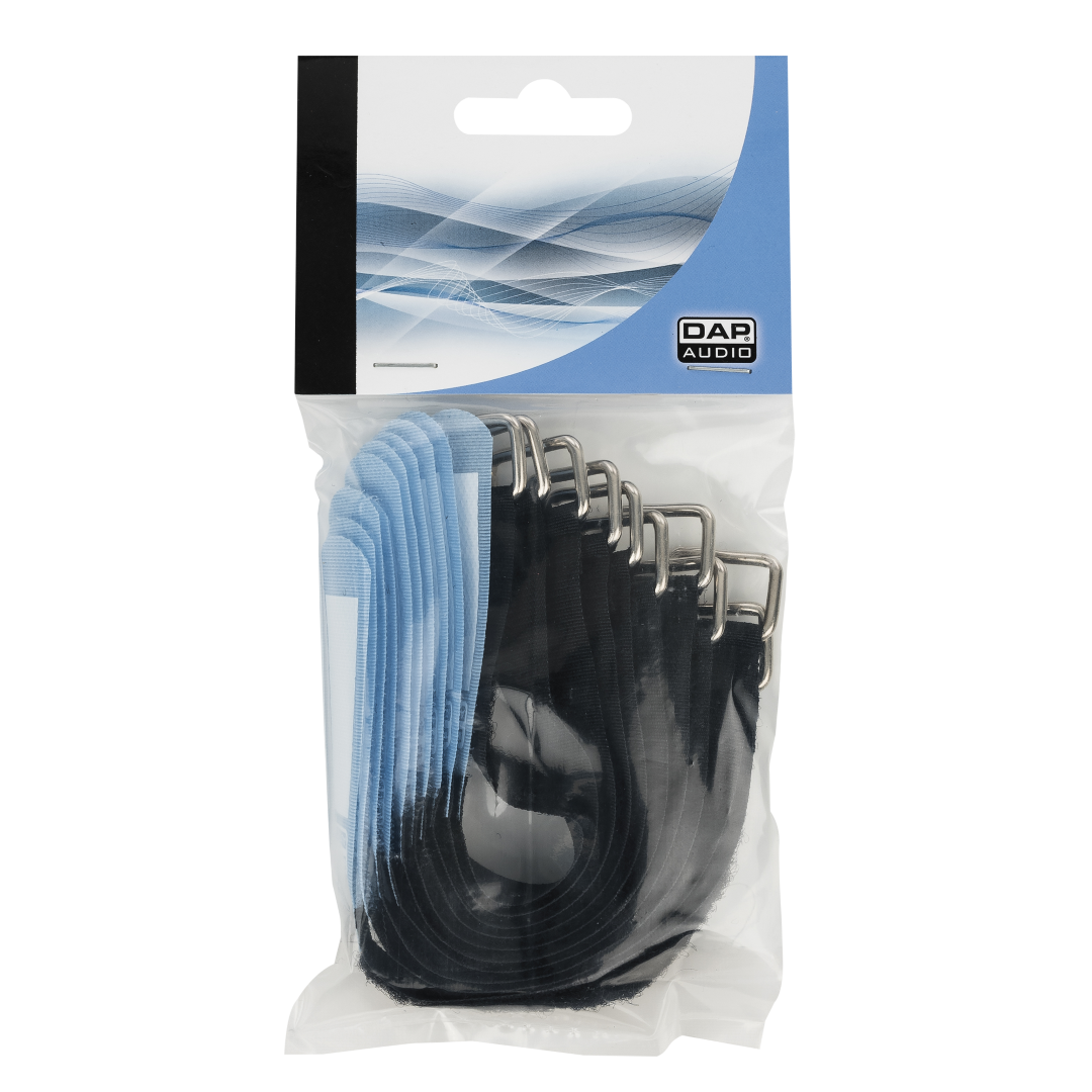 Hook and Loop Fastener 200 x 20 mm - Blauw - Set van 10
