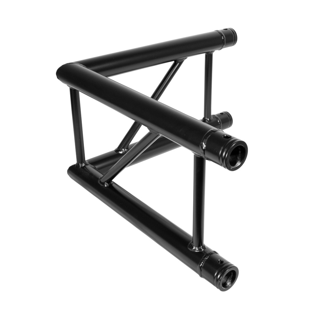 DT 32/2-C21V-L90 Black Laddertruss – 2-Weg Hoek Verticaal 90° Zwart