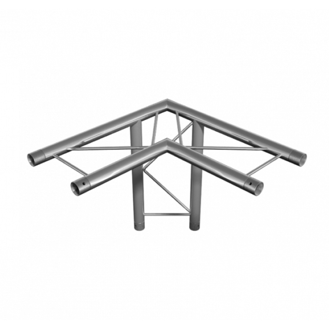 DT 22/2-C31H-LD Horizontale 3-Weg Hoek 90° + Omlaag