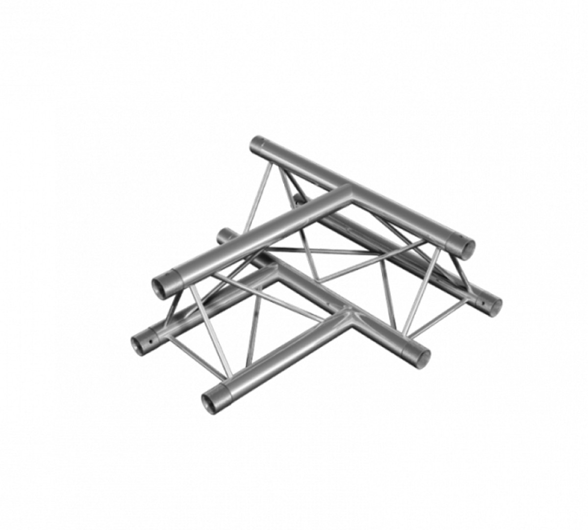 DT 23/2-T36H 3-Punts Driehoektruss 3-Weg T-Stuk – 90° Horizontaal