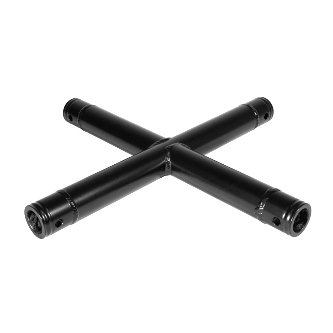DT31/2-C41-X black - 4-way-x-joint, Black - DT 31/2-C41-X Black