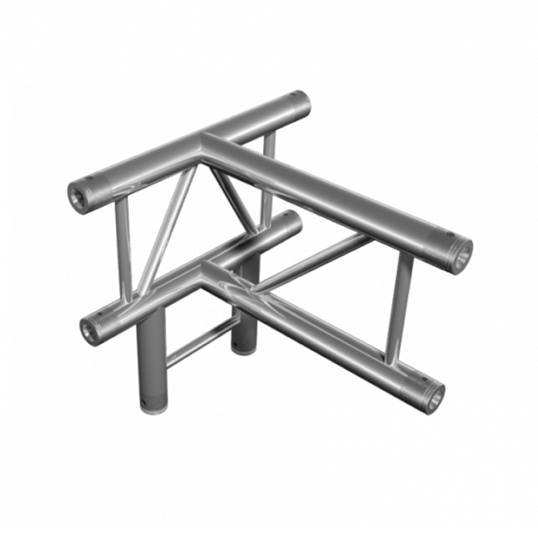DT 32/2-T42V-TD Verticale 4-Weg T-Hoek + Omlaag