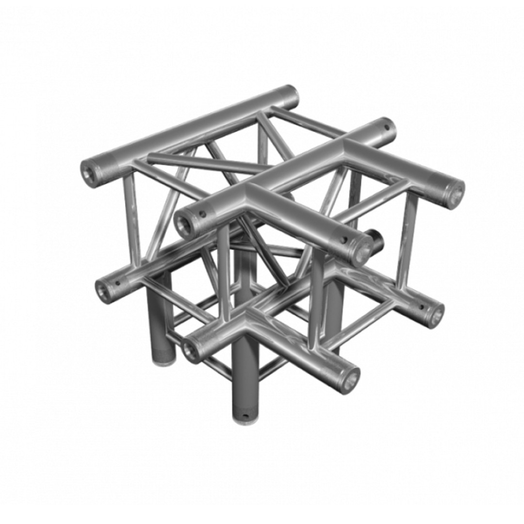 4-weg T-stuk met afhangende buis DT 34/2-T40-TD 