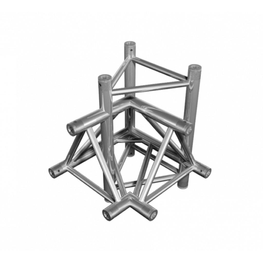 DT 43/2-C44-LUDR 3-Weg Hoek 90 Graden + Up/Down – Driehoek Truss