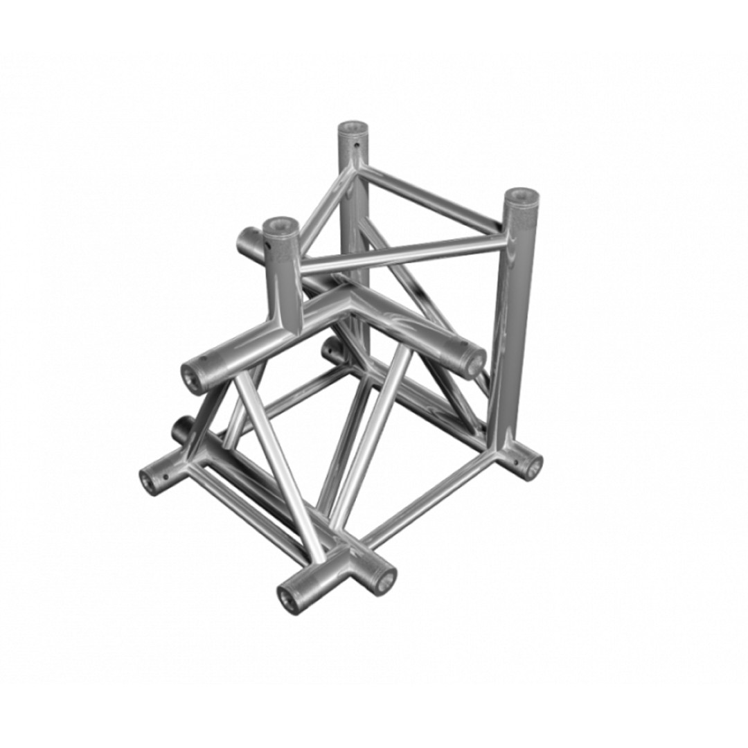DT 43/2-T42-DTD 4-Weg T-Stuk 90 Graden + Omlaag – Driehoek Truss