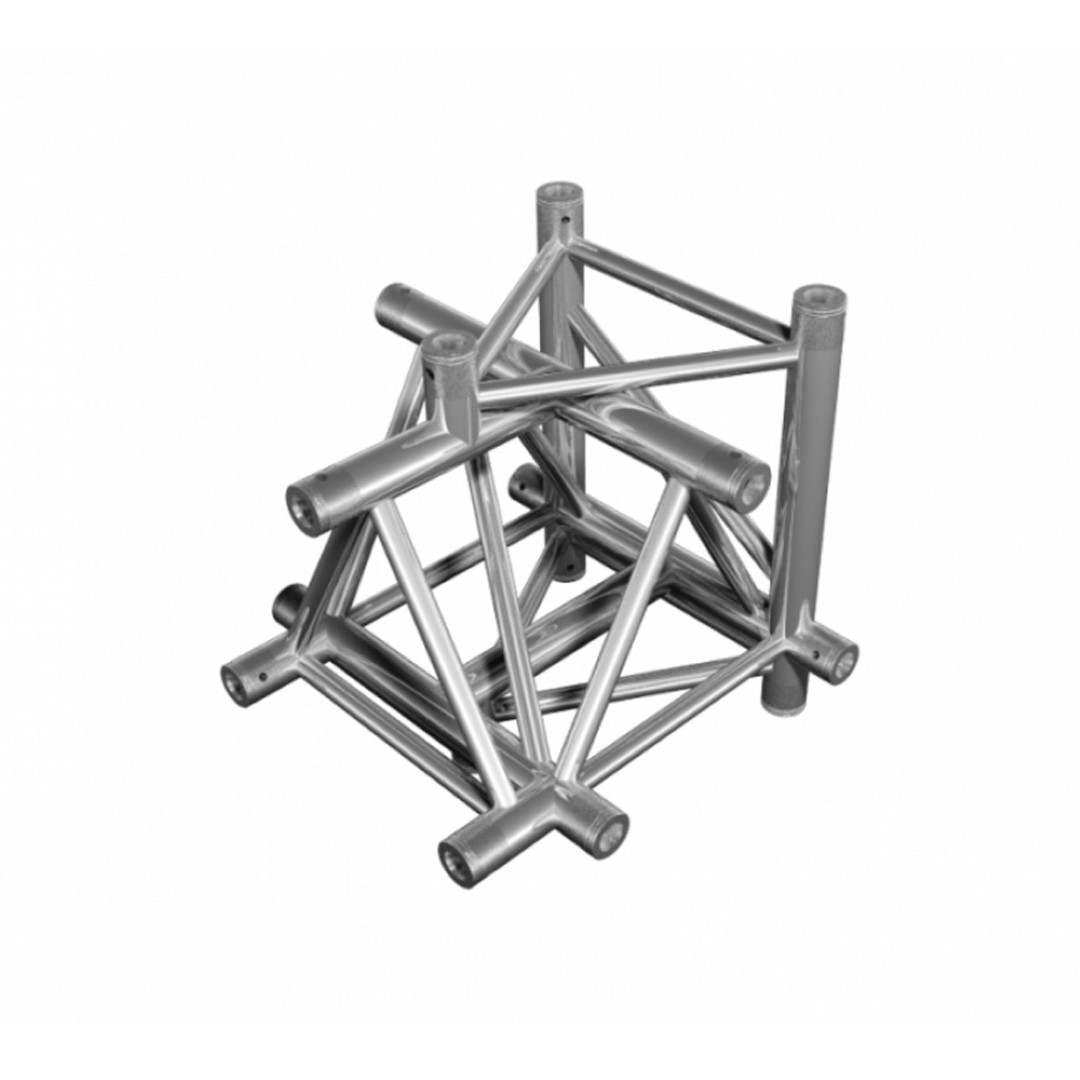 DT 43/2-T51-TUD 5-Weg T-Stuk 90 Graden + Up/Down – Driehoek Truss