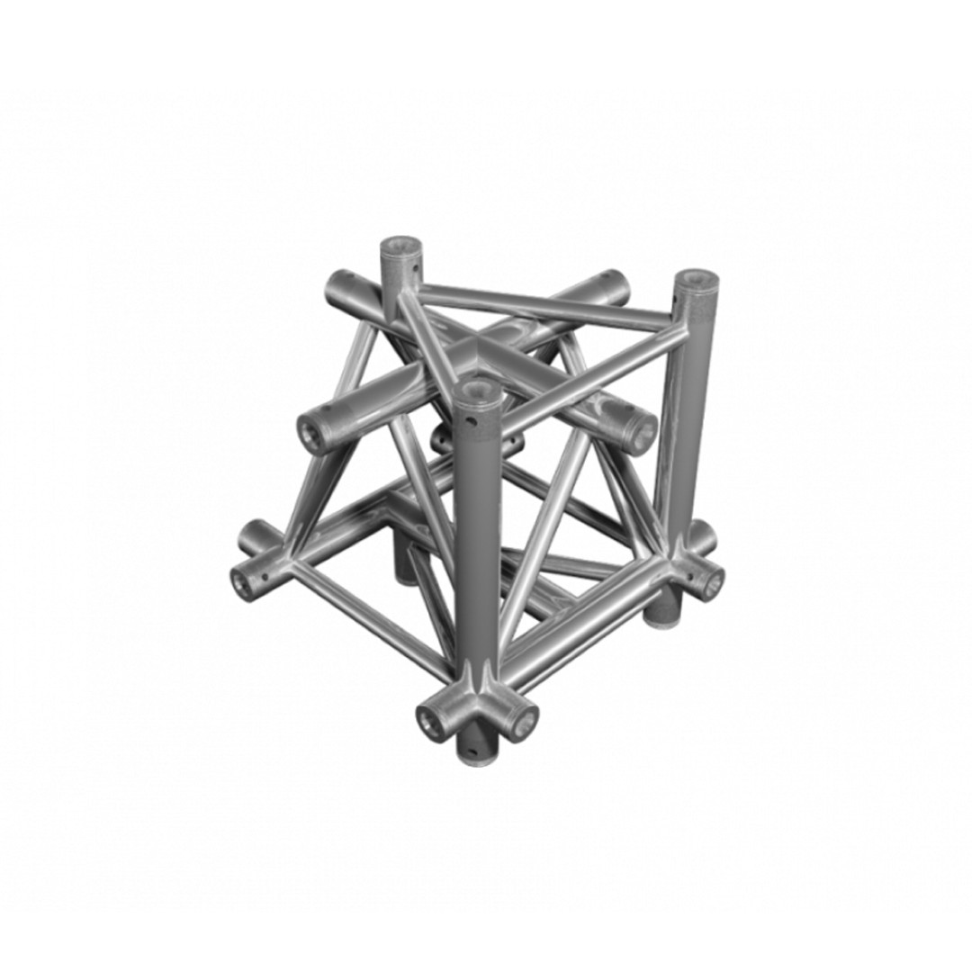 DT 43/2-C61-XUD 6-Weg X-Kruispunt 90 Graden + Up/Down – Driehoek Truss