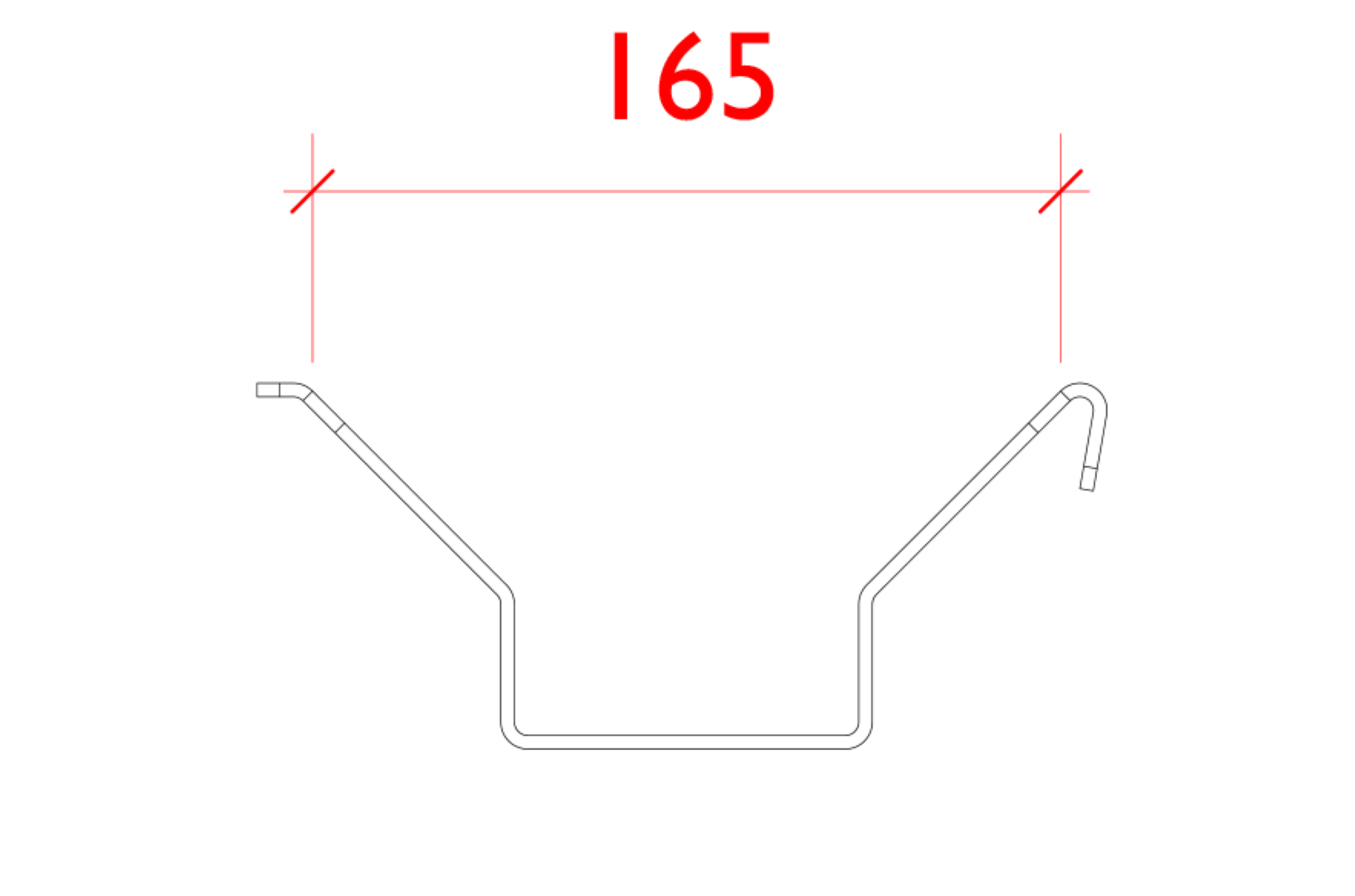 Tree Mounting Bracket Boombeugel met ø 12,5 mm gat