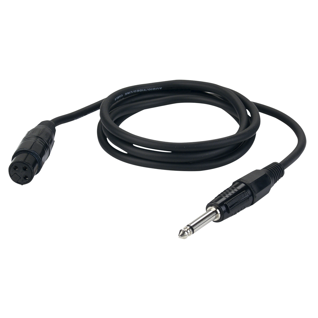 FL02 - unbal. XLR/F 3P to Jack mono 3 m