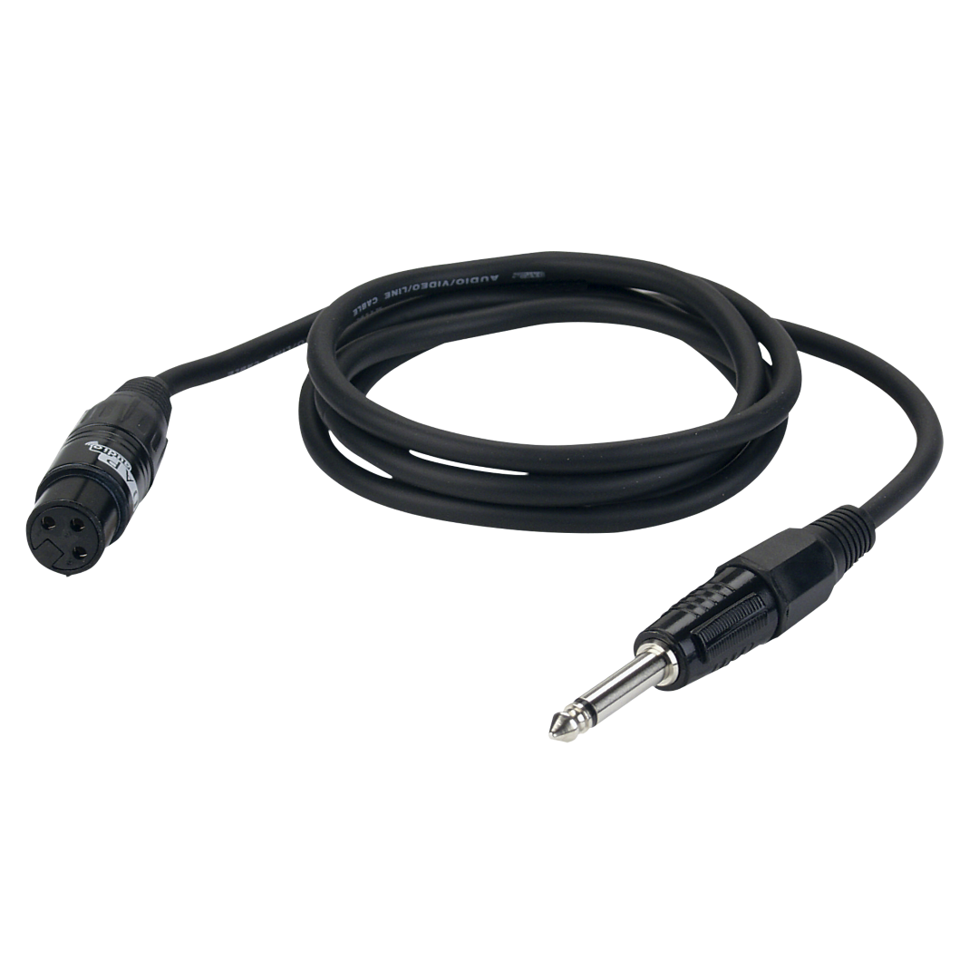 FL02 - unbal. XLR/F 3P to Jack mono 6 m