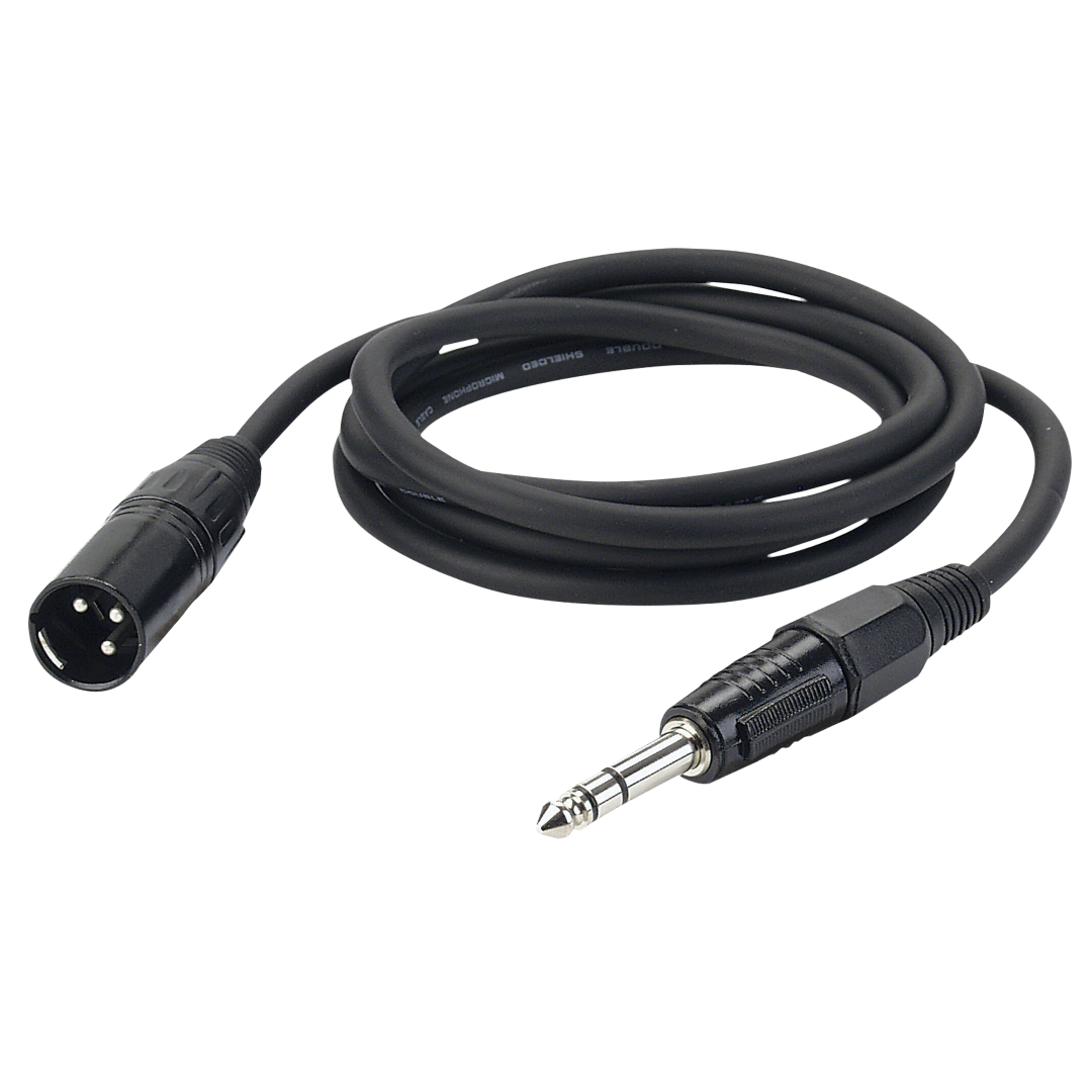 FL04 - bal. XLR/M 3P to Jack stereo 1,5 m