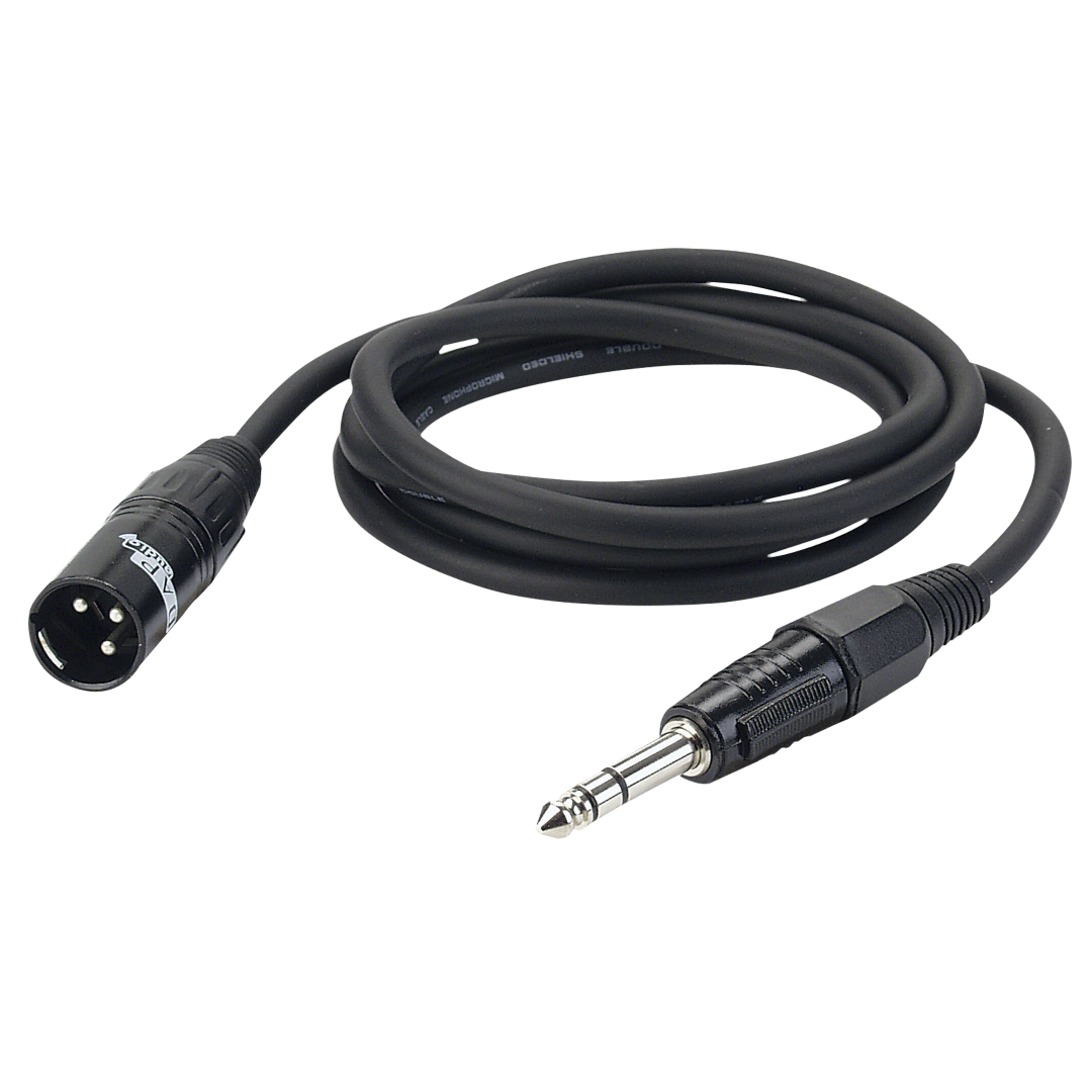 FL04 - bal. XLR/M 3P to Jack stereo 3 m