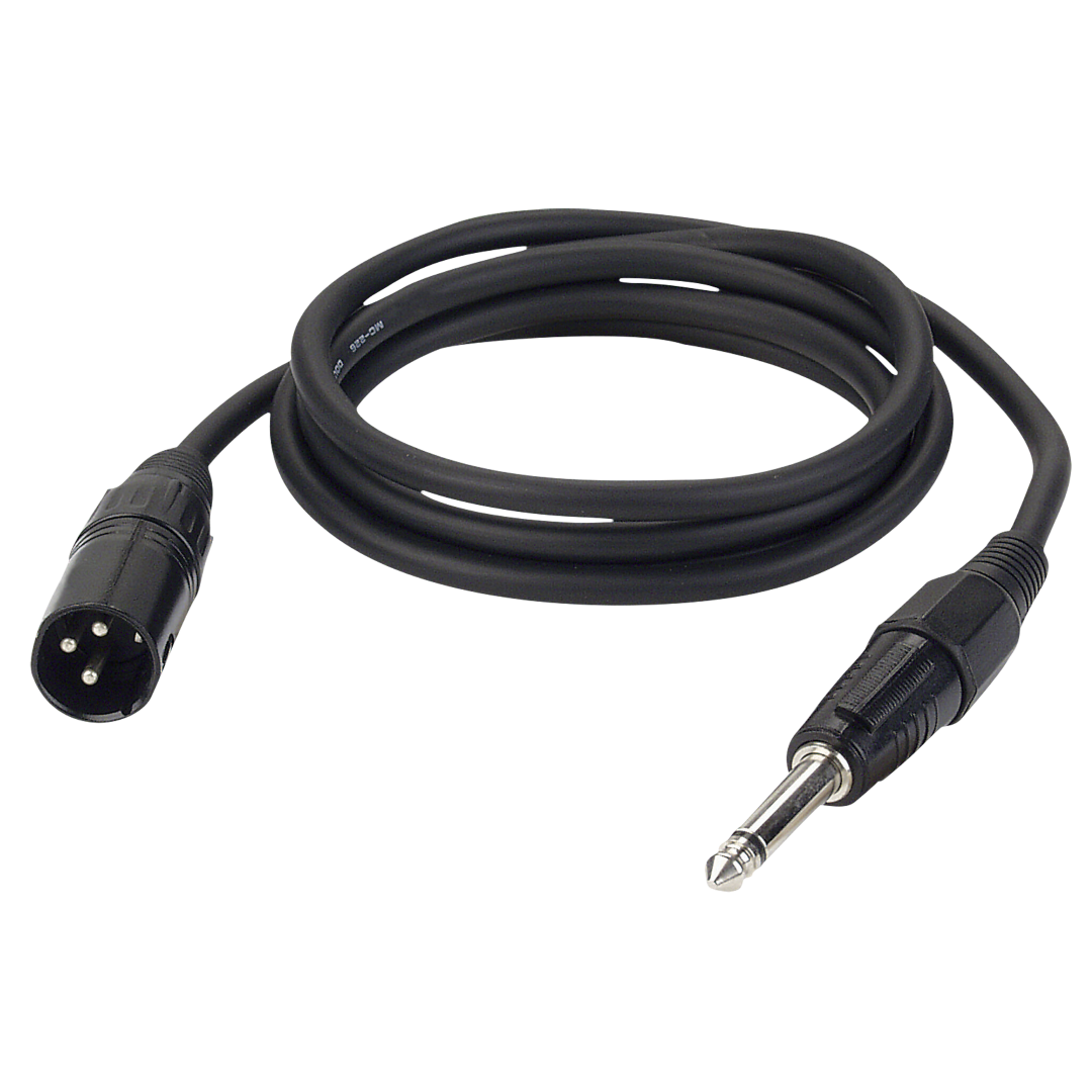 FL13 - unbal. XLR 3P, male to Jack mono 1,5 m