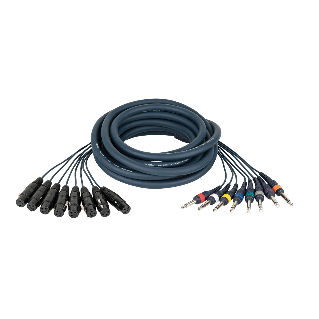 FL67 - 8 XLR/F 3P to 8 Jack stereo 6 m