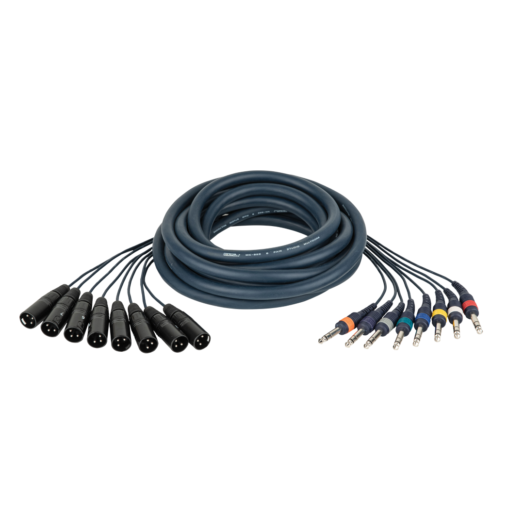 FL68 - 8 XLR/M 3P to 8 Jack stereo 6 m