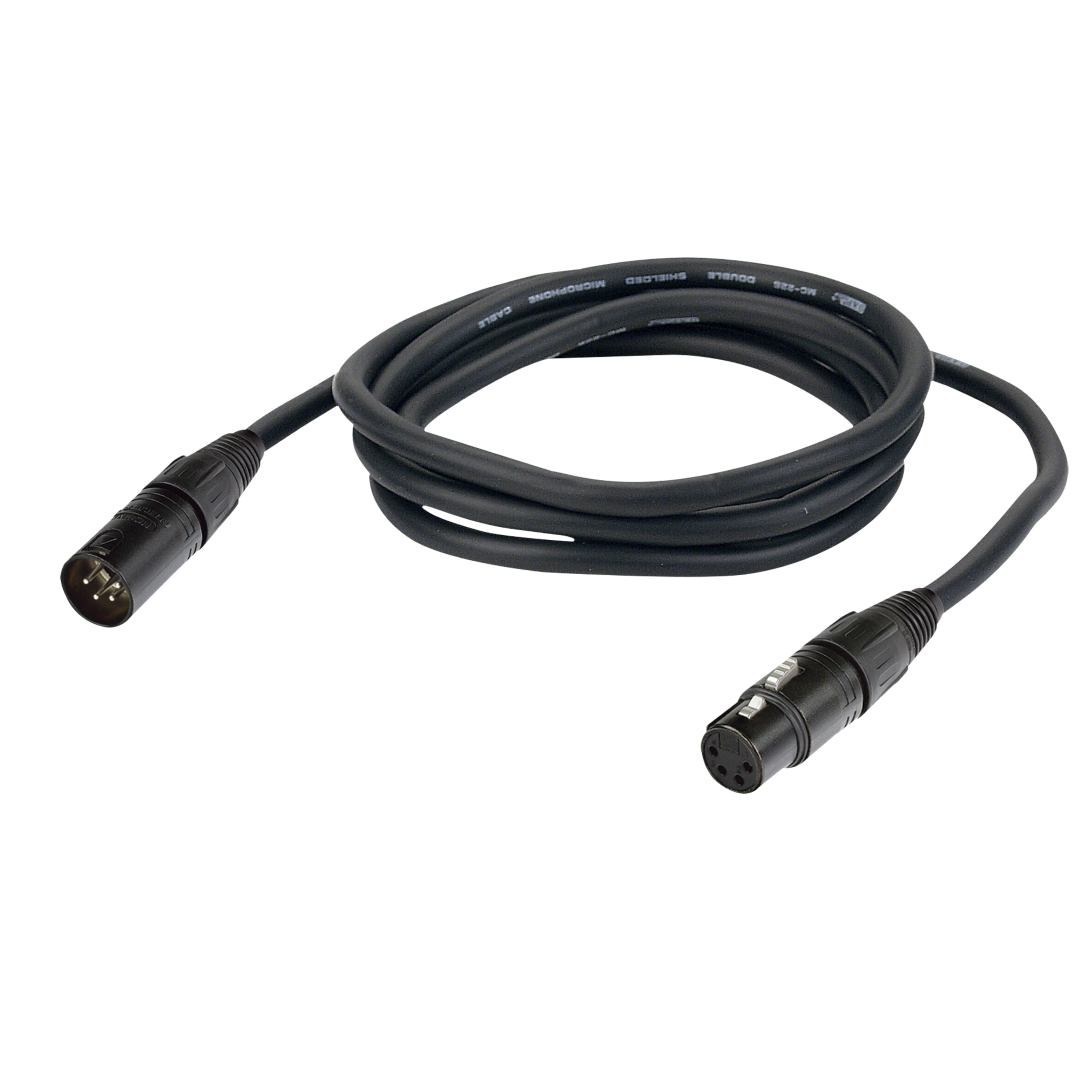FL81 - XLR/M 4P to XLR/F 4P Neutrik 20 m, met Neutrik-aansluitingen