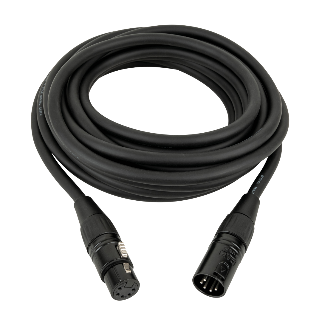 FL86 - DMX/AES-EBU XLR/M 5P to XLR/F 5P 6 m