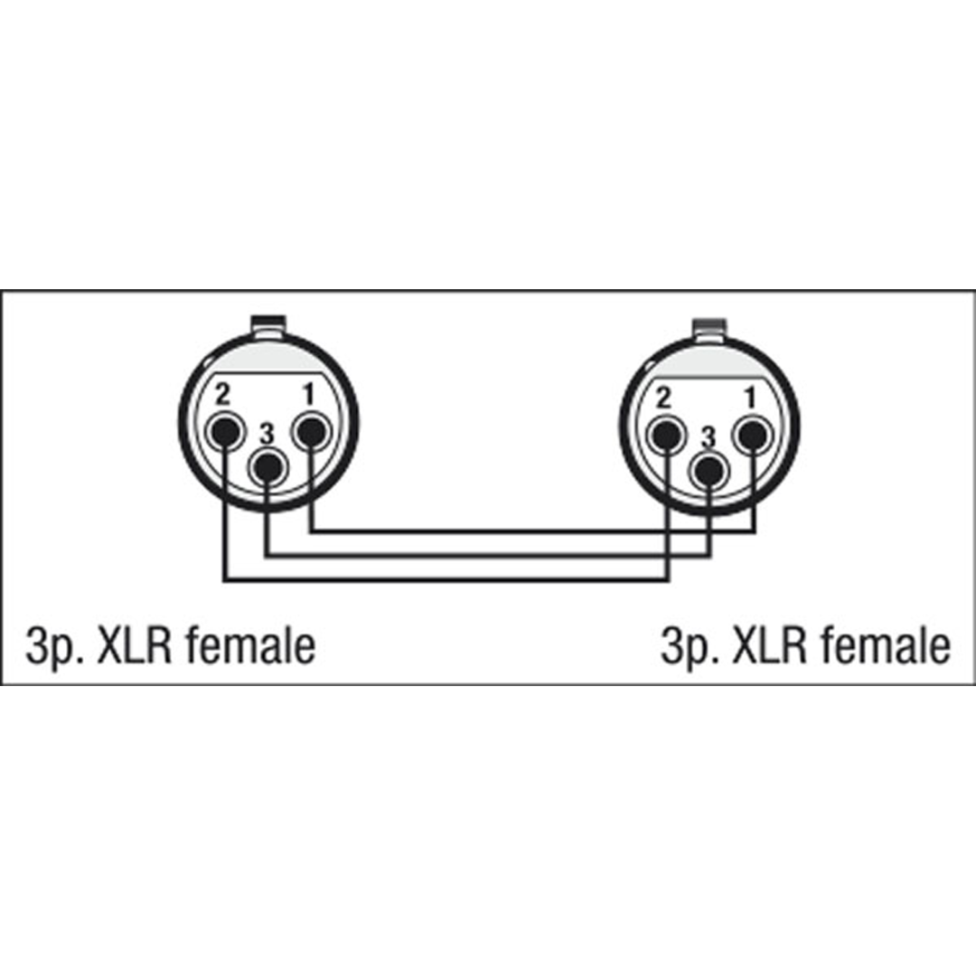 FLA21 - XLR 3P female to XLR 3P female