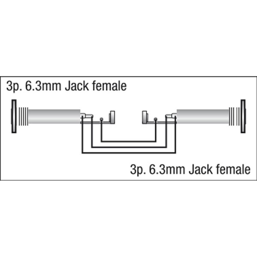 FLA35 - Jack stereo female to Jack stereo female