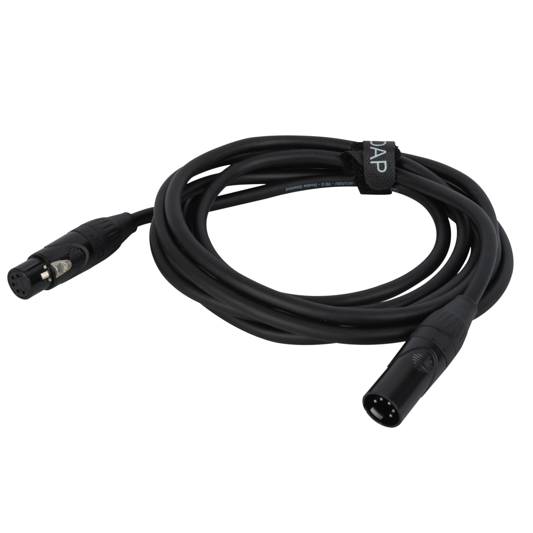 FLX08 - DMX/AES-EBU XLR/M 5P to XLR/F 5P 6 m