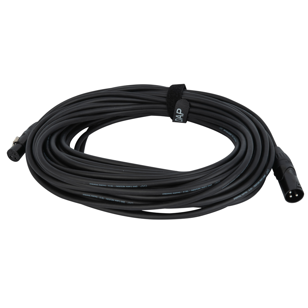 FLX09 - DMX/AES-EBU XLR/M 3P to XLR/F 3P 20 m