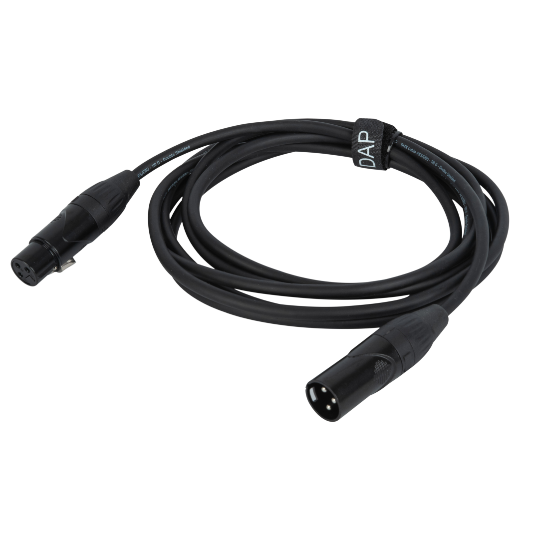 FLX09 - DMX/AES-EBU XLR/M 3P to XLR/F 3P 6 m