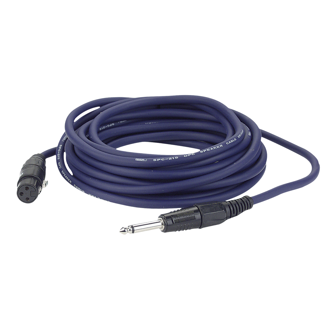 FS02 - Jack mono to XLR/F 3P, 2 x 1.5 mm² 10 m