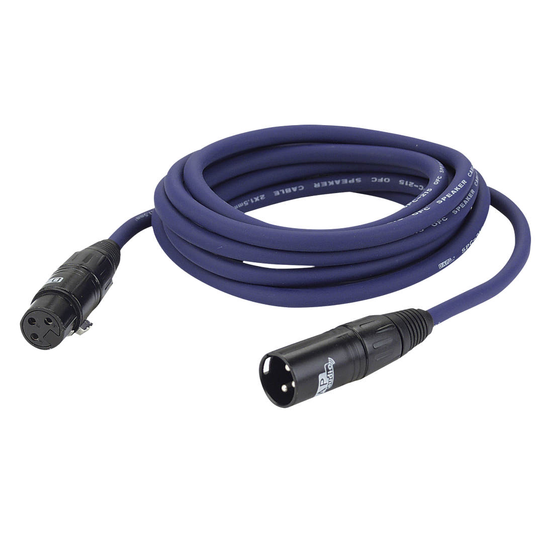 FS03 - XLR/F 3P to XLR/M 3P - 2x 1.5 mm² 10 m