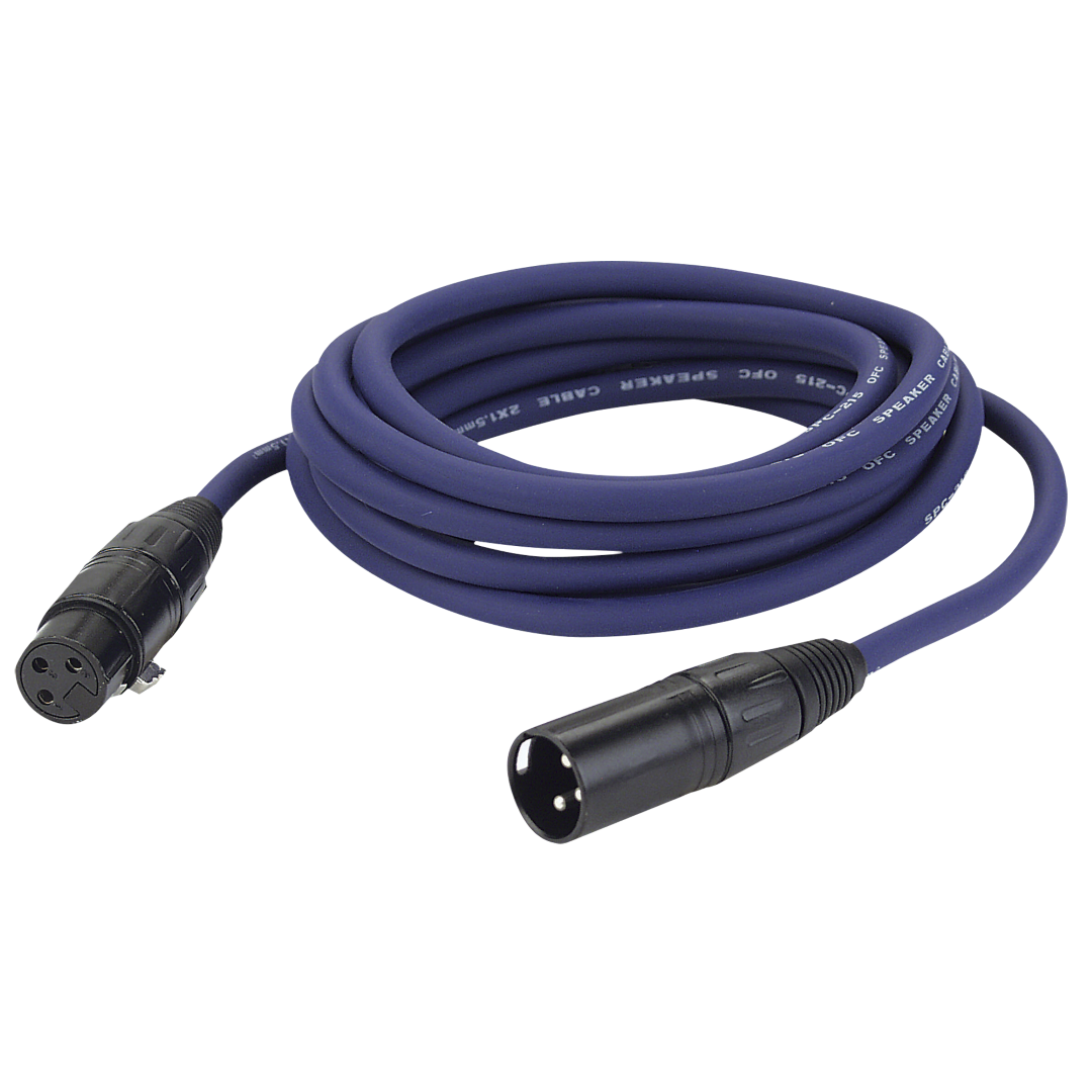 FS03 - XLR/F 3P to XLR/M 3P - 2x 1.5 mm² 3 m