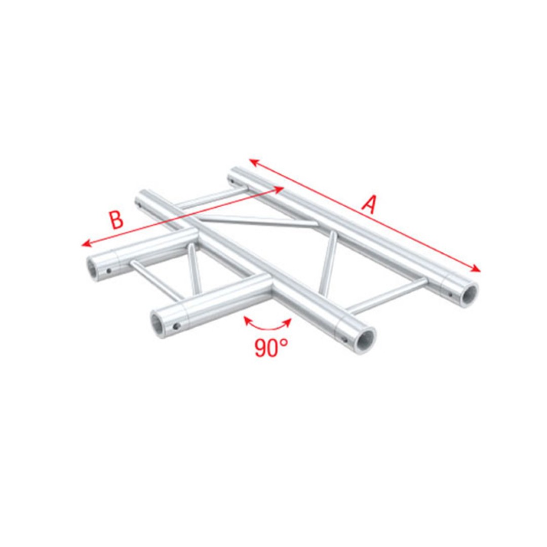 Milos Pro-30 Step F Laddertruss – T-Stuk 90° Horizontaal (HF35) 