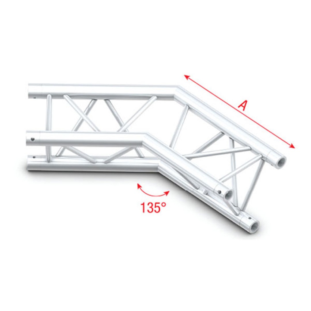 Driehoek F Truss - Hoek 2-weg - 135°