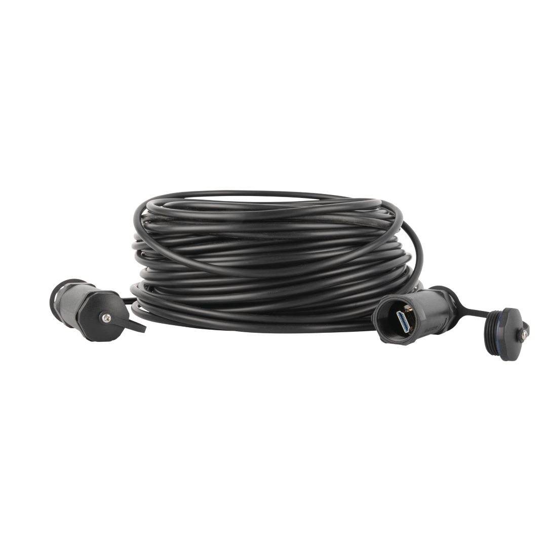 Armoured HDMI 2.1 AOC 8K Fibre Cable 30 m - Gepantserd - verguld