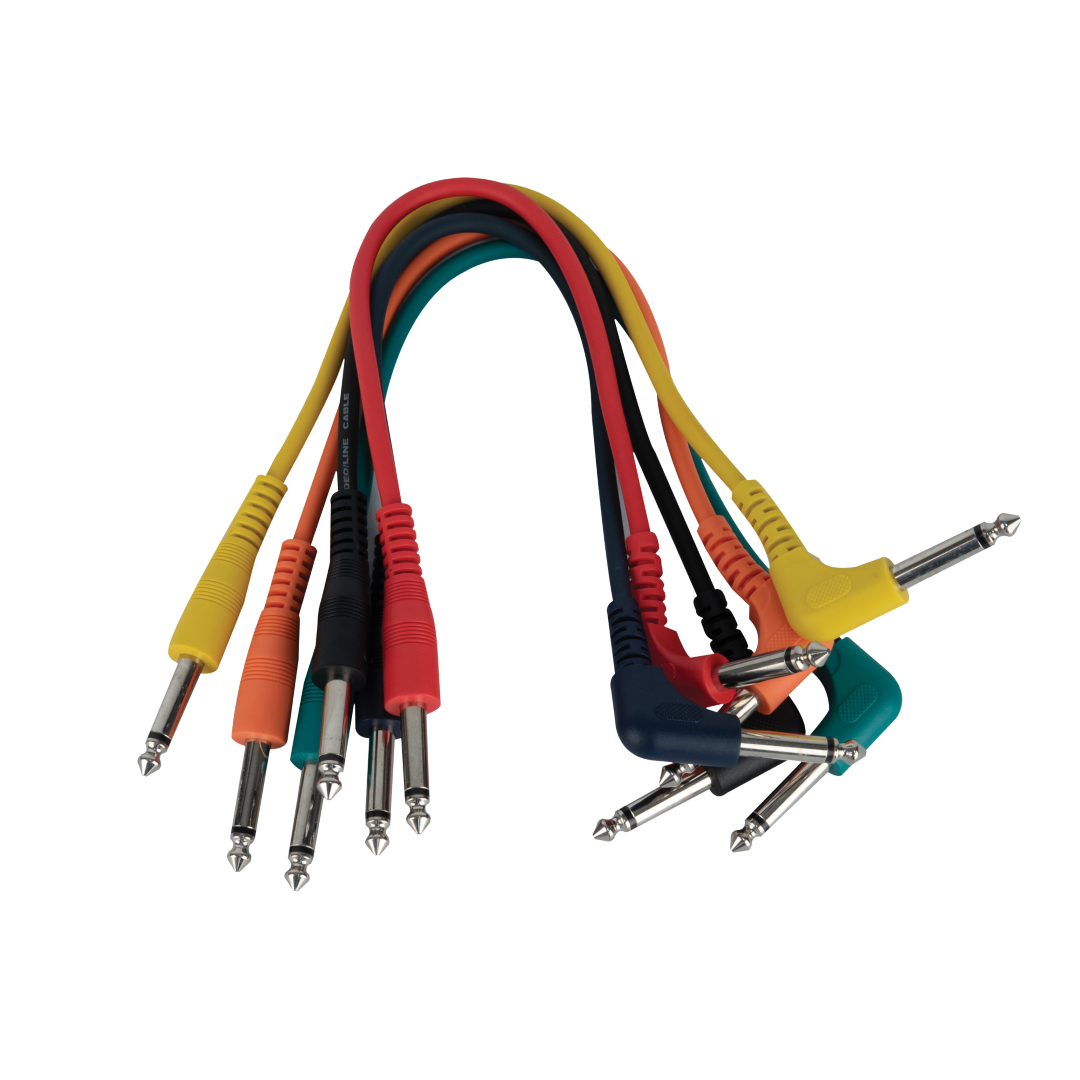 FL14 - 6 coloured unbal. patch straight to 90° 30 cm