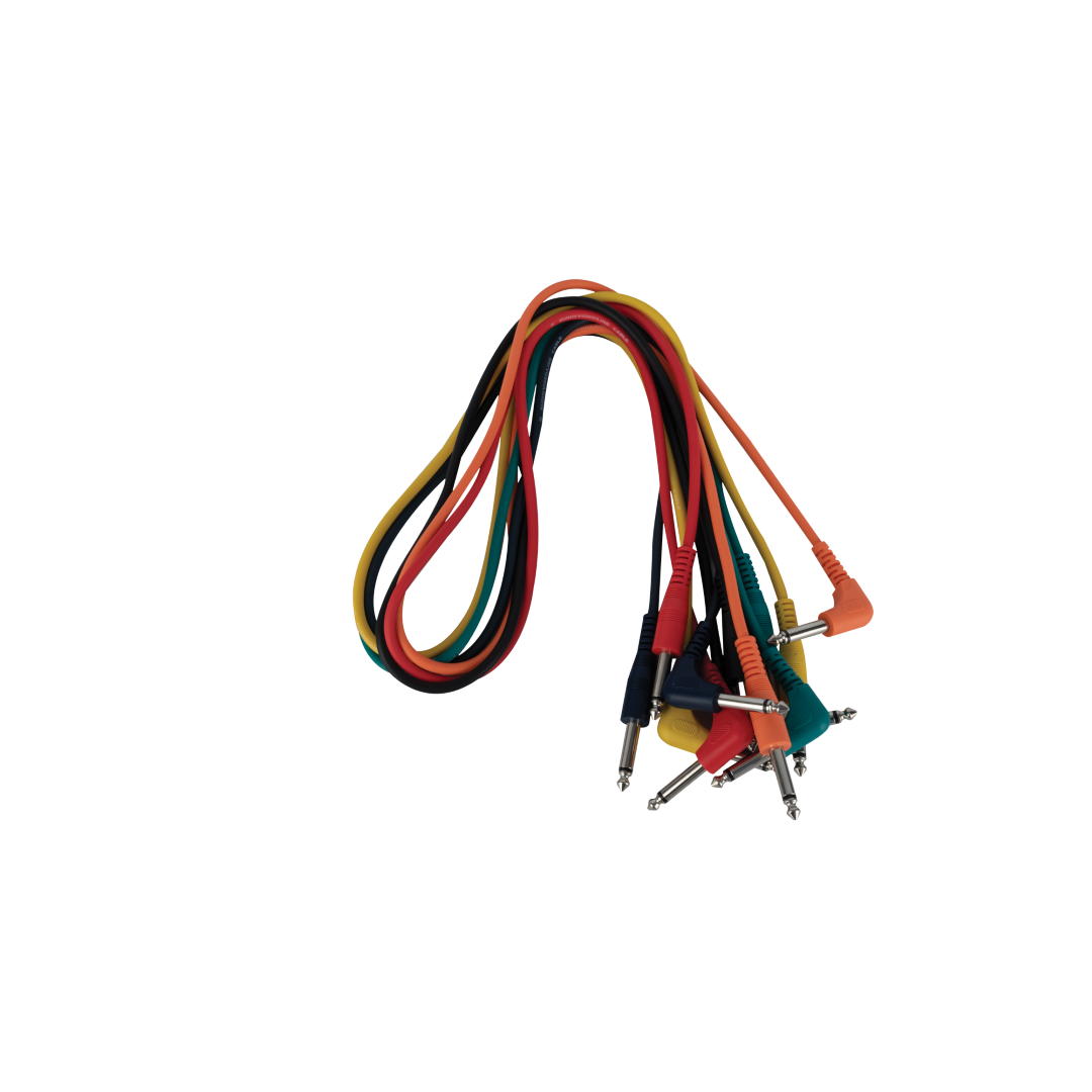 FL14 - 6 coloured unbal. patch straight to 90° 90 cm