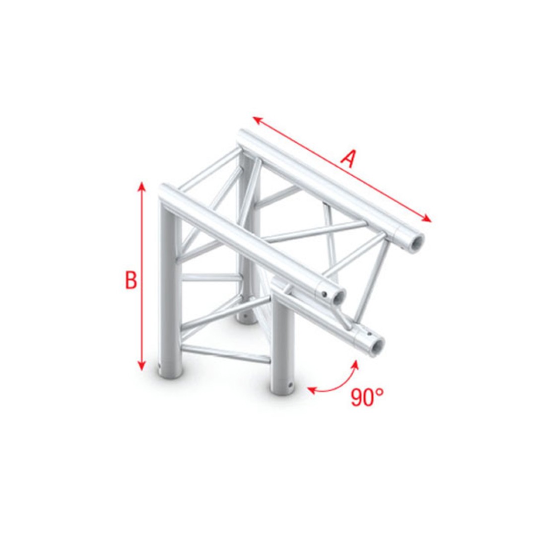 Pro-30 Triangle G Truss - Corner apex down - 90° ACU25 