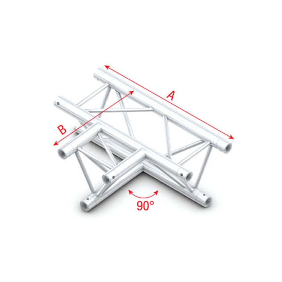 Pro-30 Triangle G Truss - T-Cross horizontal - 3-way - apex down - 71 cm ATU36 